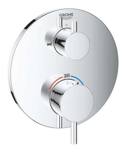 Thermostaat voor bad en douche Atrio chroom met referentie 24359000 van het merk GROHE