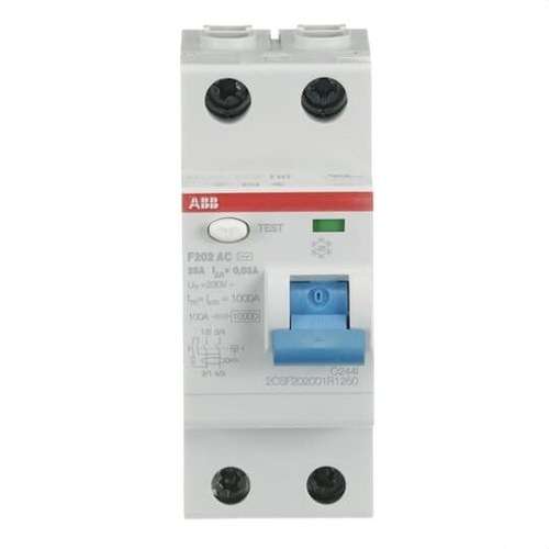 Differentieel 2P 25A Klasse AC 30mA met referentie 2CSF202001R1250 van het merk ABB
