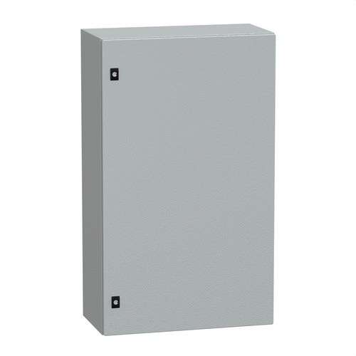 Stalen wandkast met blinde deur zonder montageplaat 1000x600x300 PanelSeT CRN met referentie NSYCRN106300 van het merk SCHNEIDER ELECTRIC