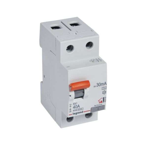 Differentieel RX³ - 2P - 230V~ - 30mA - 40A - Type A met referentie 402060 van het merk LEGRAND