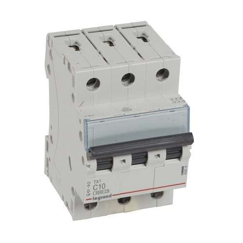 Magnetothermisch TX3 3P 10A Curve C Curve C 6kA met referentie 403615 van het merk LEGRAND