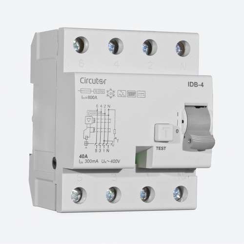 Differentieelschakelaar type B IDB-4 4P-40A-300 mA met referentie P17222. van het merk CIRCUTOR