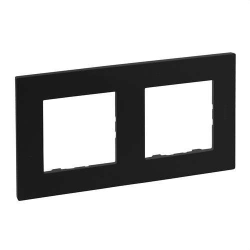 Afdekraam voor 2 elementen matzwart Niloé Step met referentie 864572 van het merk LEGRAND