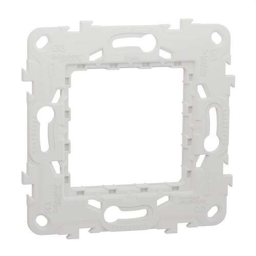 Universeel kunststof frame voor 2 modules New Unica met referentie NU7002P van het merk SCHNEIDER ELECTRIC