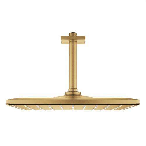 Plafonddouche met arm 142mm 1 straal Rainshower Mono 310 goud met referentie 26566GN0 van het merk GROHE