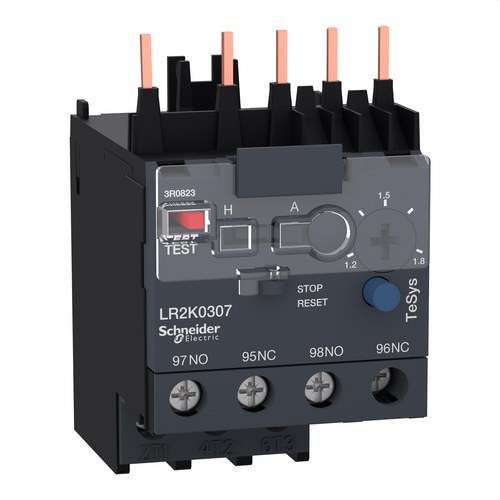 Thermische relais 1,2-1,8A met referentie LR2K0307 van het merk SCHNEIDER ELECTRIC