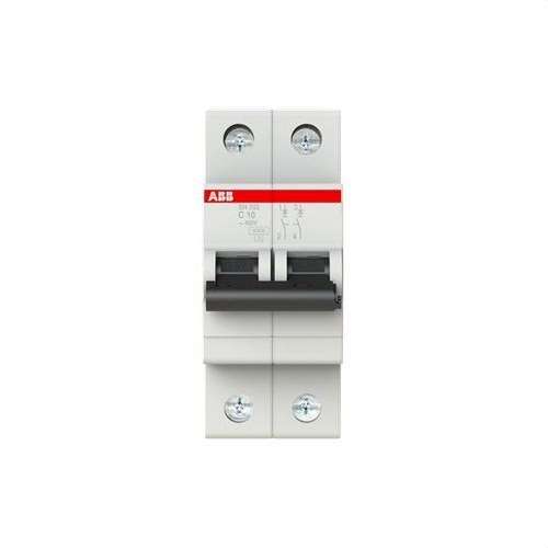 Magnetothermisch SH202-C10 2P 10A Kromme C Kromme C 6kA met referentie 2CDS212001R0104 van het merk ABB