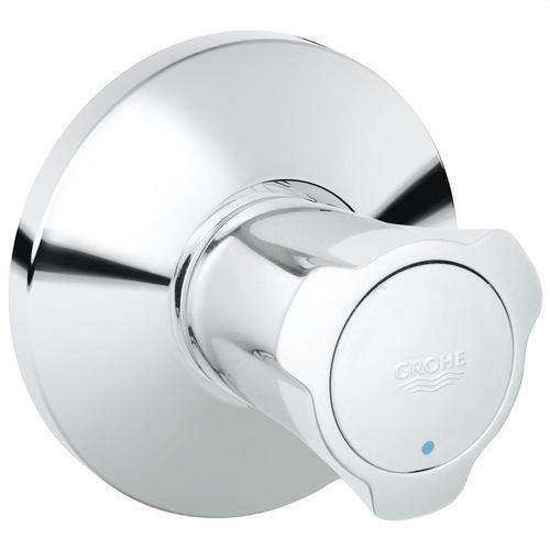 Buitenkant afsluitkraan Grohe Costa L blauwe indicator chroom met referentie 19808001 van het merk GROHE