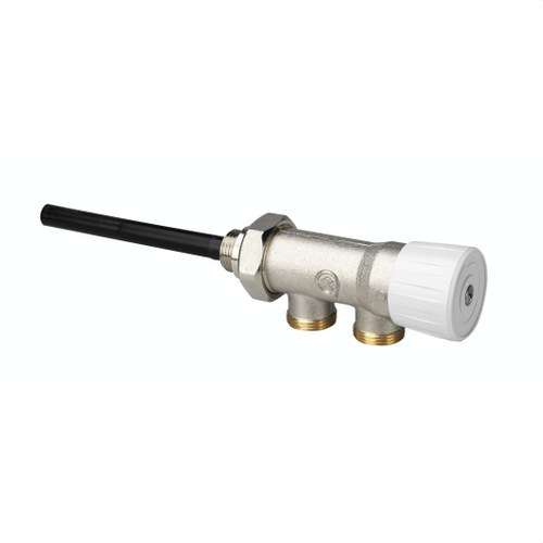 Eenvoudige instelbare radiatorventiel voor enkelbuis 1/2" met referentie 1816 van het merk ORKLI