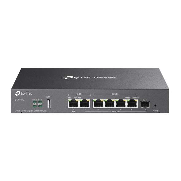Omada Multi-Gigabit VPN-router met referentie ER707-M2 van het merk TP-LINK