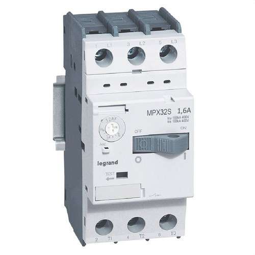 Motorbeveiligingsschakelaar MPX 32S 1.0-1.6A met referentie 417305 van het merk LEGRAND