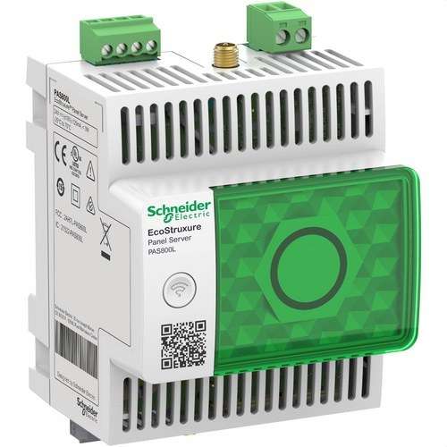 EcoStruxure Panel Server Advanced gegevenslogger, draadloze hub en Modbus-gateway op 24V DC met referentie PAS800L van het merk SCHNEIDER ELECTRIC