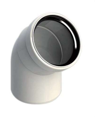 Schouwbocht diameter 80mm 45º man-vrouw polypropyleen met referentie 8-45MH5 van het merk FIG