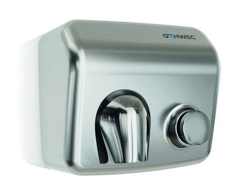 Handendroger Classicflow roestvrij staal gesatineerd handmatig met referentie GW01 26 04 01 van het merk GENWEC