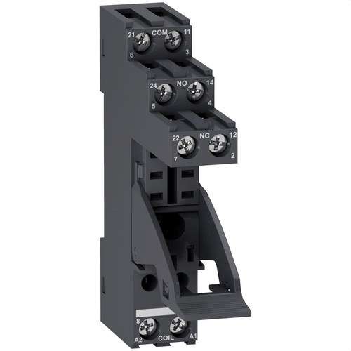 Relais 2 C/O gescheiden terminals met beugel met referentie RGZE1S48M van het merk SCHNEIDER ELECTRIC