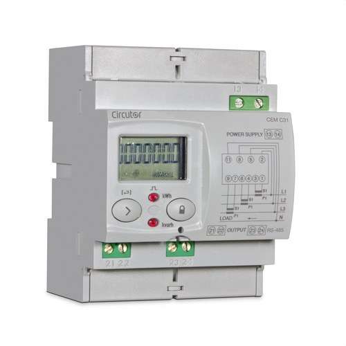Indirecte driefasige energiemeter met communicatie CEM-C31-485-T1 met referentie Q23521. van het merk CIRCUTOR