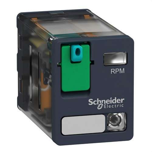 Vermogensrelais 15A 2 NO/NC MET LED 12V DC met referentie RPM22JD van het merk SCHNEIDER ELECTRIC