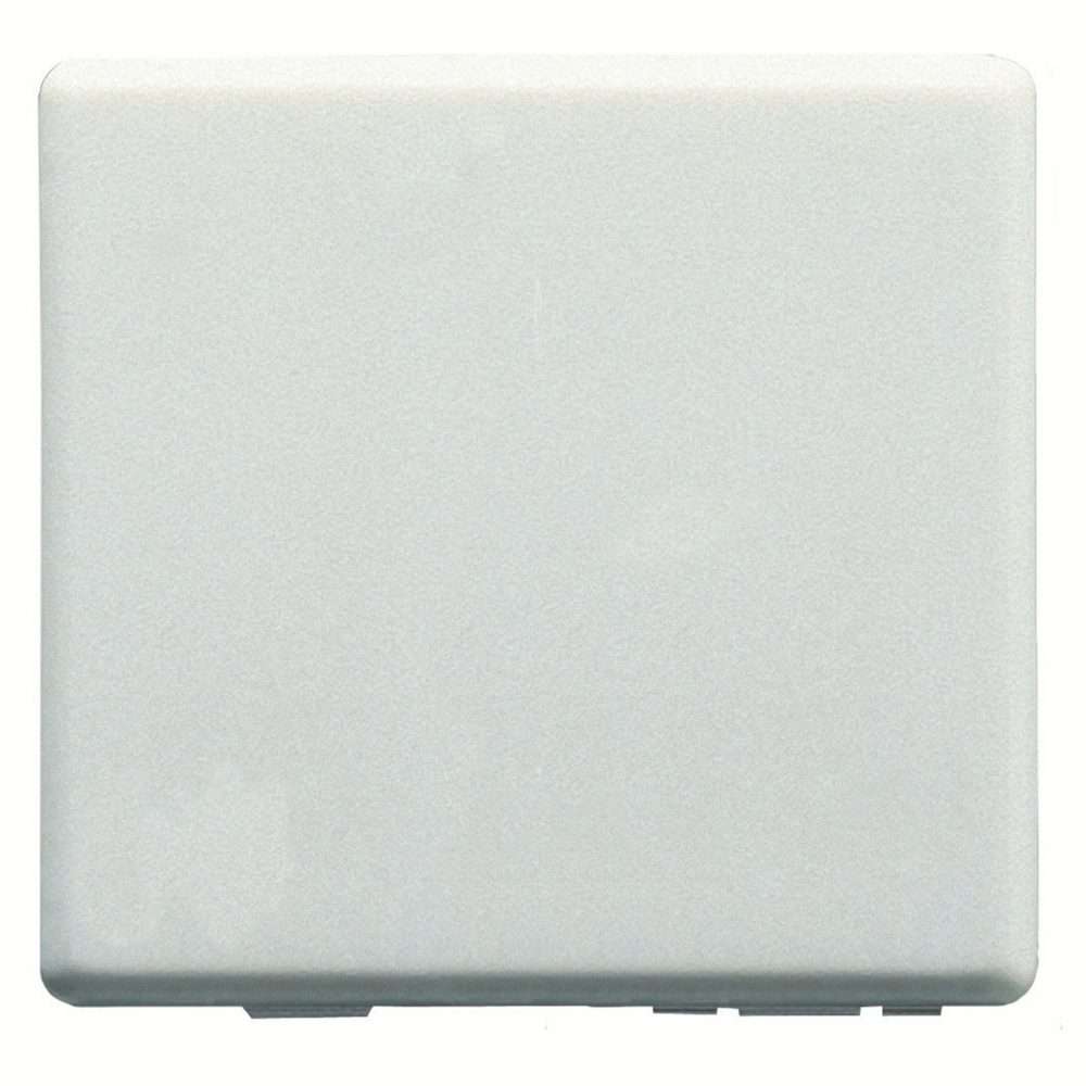 Blindplaat van 2 modules Gewiss System White met referentie GW20073 van het merk GEWISS