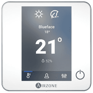 Bedrade thermostaat Airzone Blueface Zero wit met referentie AZCE6BLUEZEROCB van het merk AIRZONE