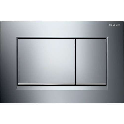 SIGMA30 dubbele drukknop glanzend chroom met referentie 115.883.KH.1 van het merk GEBERIT