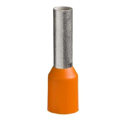 Geïsoleerde kabeluiteinde zonder isolatie 4mm² oranje met referentie DZ5CE042 van het merk SCHNEIDER ELECTRIC