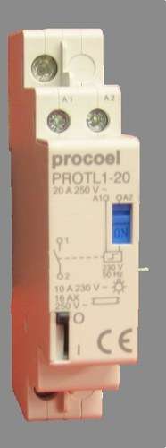 Teleschakelaar 1P 1NO 20A met referentie PROTL1-20 van het merk PROCOEL