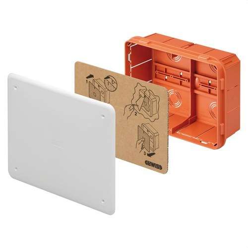 Aansluit- en verdeelkast met DIN-rails 48PT 196x152x75mm met referentie GW48006 van het merk GEWISS