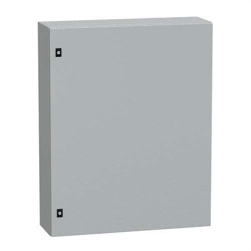 Stalen wandkast met blinde deur zonder montageplaat 1000x800x250 PanelSeT CRN met referentie NSYCRN108250 van het merk SCHNEIDER ELECTRIC