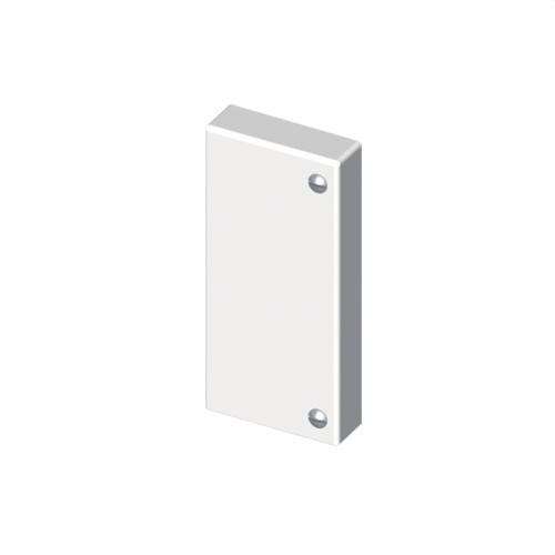 Witte eindkap 60x150mm U24X met referentie 73385-2 van het merk UNEX