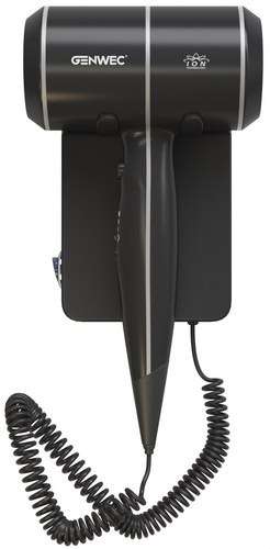 Ionic haardroger "BISE" 1800W matzwart met referentie GW02 08 01 03 van het merk GENWEC