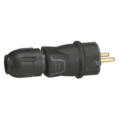 Stekker 2P+T 16A RUBBER KLEM met referentie 050340 van het merk LEGRAND