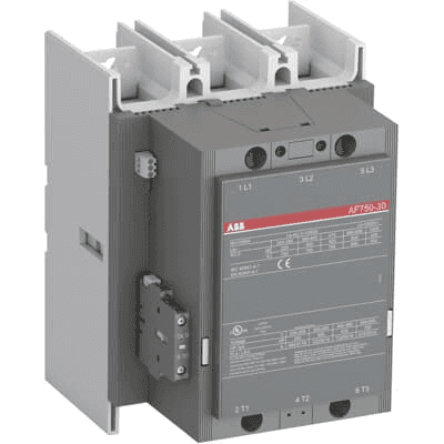 ABB AF750-30-11 AF Contactor met 3 polen 3 NO 1 kA spoel 250 V 425 kW met referentie 1SFL637001R7011 van het merk ABB