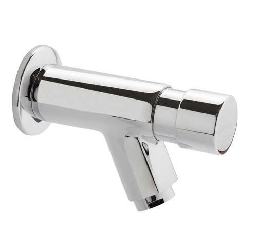 Muur gemonteerde wastafelkraan met drukknop 1/2" chroom met referentie 1037 04 van het merk GENEBRE