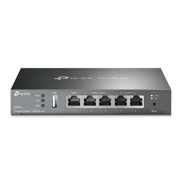 Gigabit VPN-router Omada met referentie ER605 van het merk TP-LINK