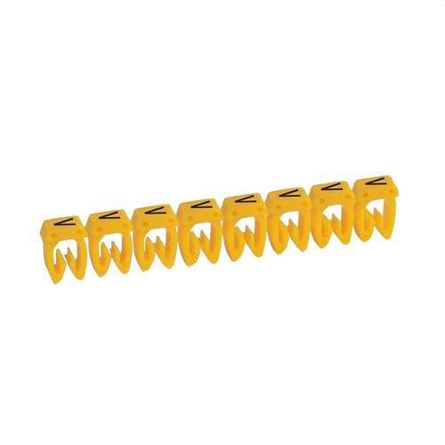 Label voor bekabeling CAB 3 - Letter V tot 6mm2 met referentie 038381 van het merk LEGRAND