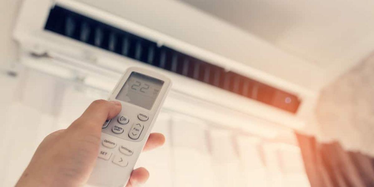 Symbolen van de airconditioner afstandsbediening