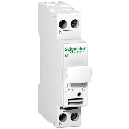 Isolabele zekeringhouder Acti9 STI 1P+N 500V met referentie A9N15646 van het merk SCHNEIDER ELECTRIC