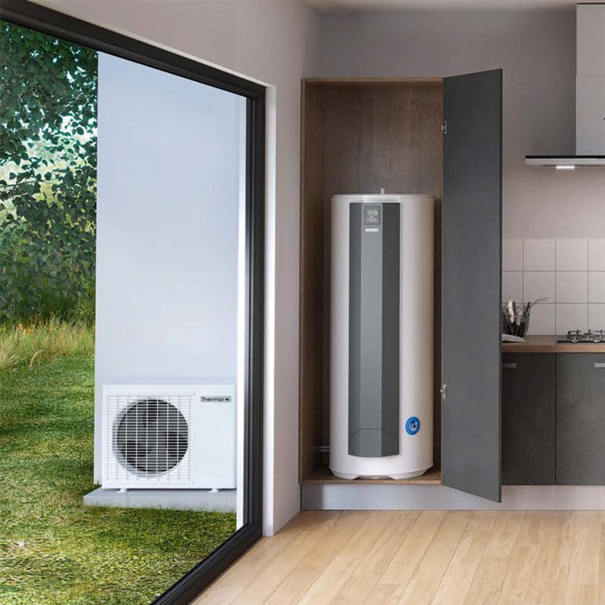 Warmtepomp voor sanitair warm water Thermor Aéromax Split van 270 liter met referentie 602120 van het merk THERMOR