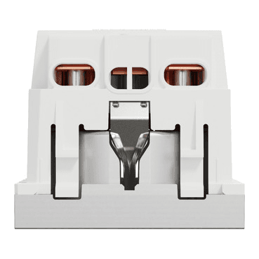 Schuko stopcontact basis aluminium New Unica Studio met referentie NU303730 van het merk SCHNEIDER ELECTRIC