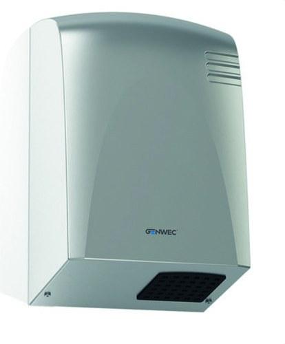 Elektronische sensor-handdroger Wecflow geborsteld roestvrij staal met referentie GW01 14 04 01 van het merk GENWEC