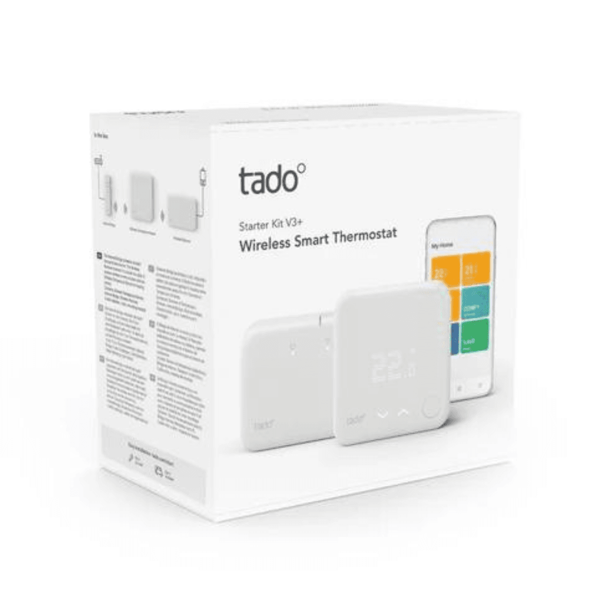 Draadloze slimme thermostaat startpakket TADO V3+ met WiFi en APP met referentie ST KIT W V3 + van het merk TADO
