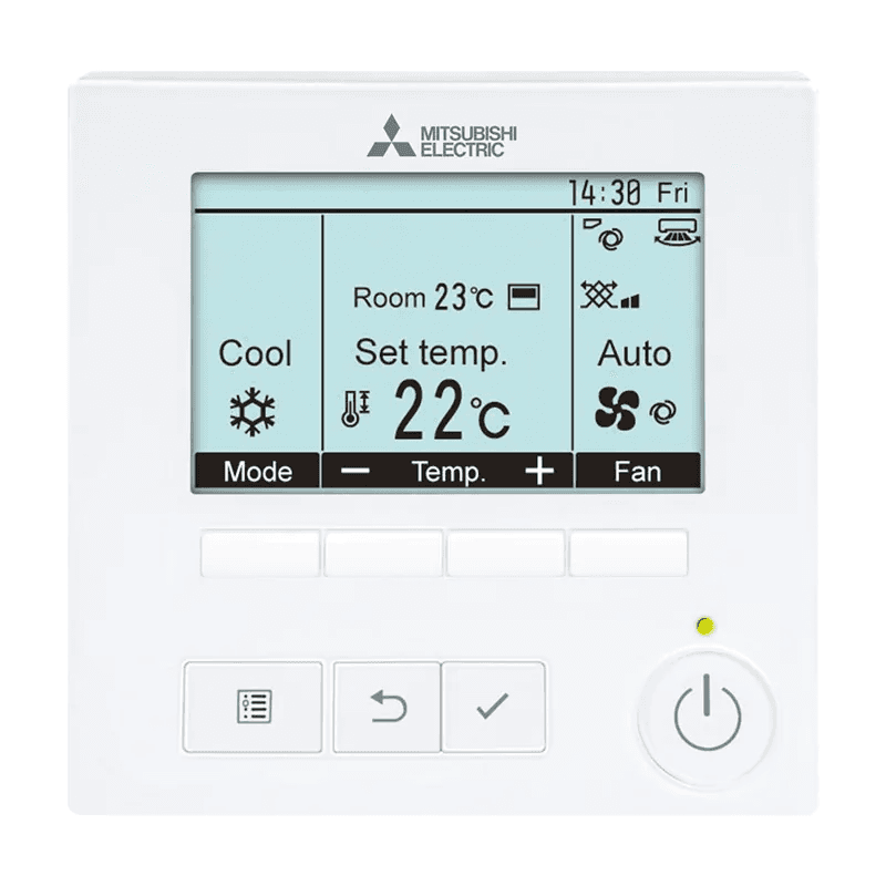 Mitsubishi Deluxe Afstandsbediening PAR-41MAA met referentie PAR-41MAA van het merk MITSUBISHI