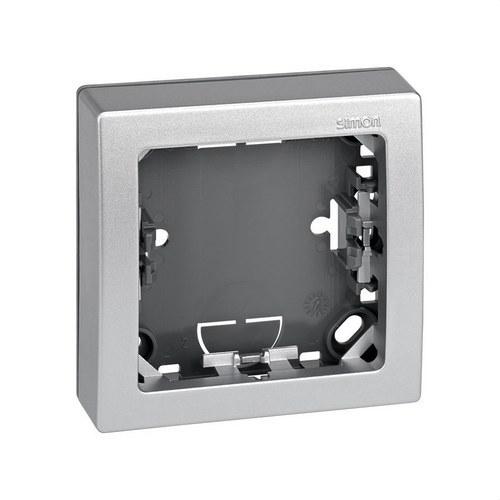 Frame met basis voor 1 element aluminium Simon 73 Loft met referentie 73610-63 van het merk SIMON