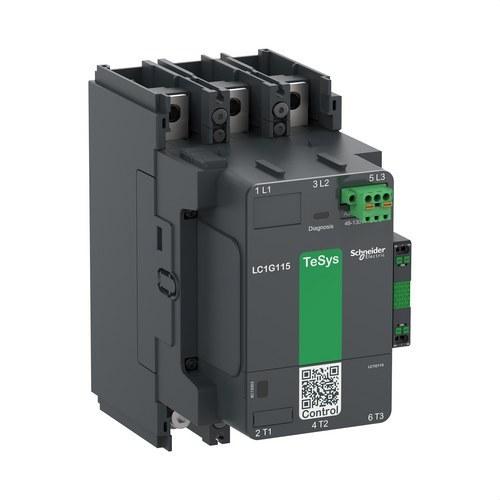 Contactor TeSys LC1G 185A 440V 3P AC3 Standaard spoel 100-250V AC-DC met referentie LC1G185KUEN van het merk SCHNEIDER ELECTRIC