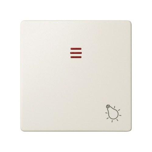 Individuele toets met venster en gegraveerd licht ivoor Simon 82 met referentie 82016-31 van het merk SIMON