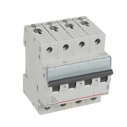 Magnetothermisch TX3 4P 40A Curve C Curve C 6kA met referentie 403630 van het merk LEGRAND