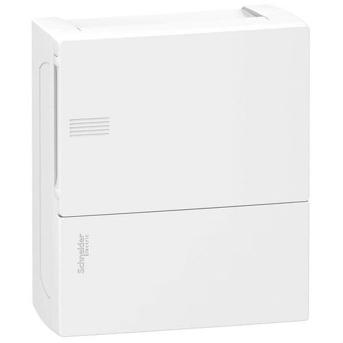 Opbouwverdeelkast MINI PRAGMA 8 modules blinde deur met referentie MIP10108 van het merk SCHNEIDER ELECTRIC