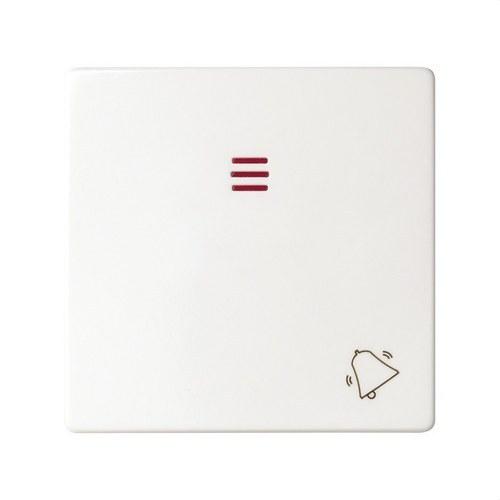 Individuele toets met display en gravure bel wit Simon 82 met referentie 82015-30 van het merk SIMON