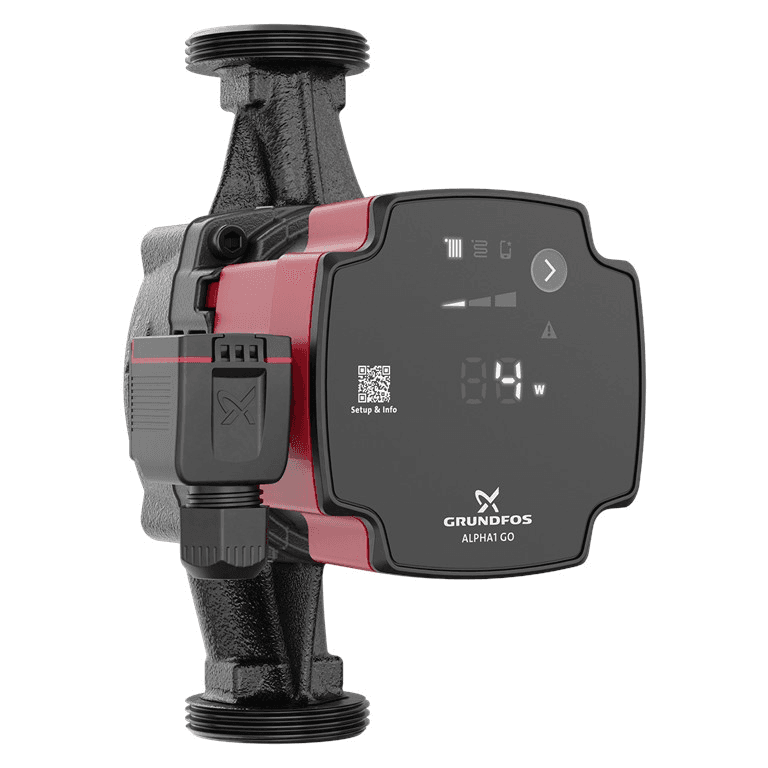 Grundfos ALPHA1 GO 25-40 180 circulatiepomp met referentie 93074185 van het merk GRUNDFOS