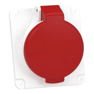 Inbouw contactdoos schuin 3P+N+T 16 A IP44 380 - 415 V met referentie PKF16F435 van het merk SCHNEIDER ELECTRIC